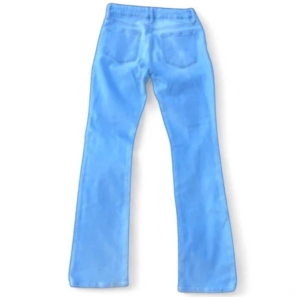 Frame Le Mini Boot Light Wash Stretch High Rise Ferry Jeans Size 30 - Picture 4 of 8
